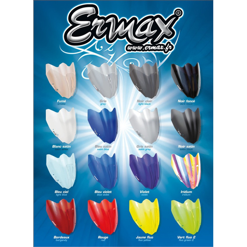 BULLE ERMAX HAUTEUR ORIGINE + 15CM 850 TDM 3VD BULLE ERMAX HAUTEUR ORIGINE + 15CM 850 TDM 3VD