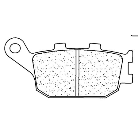 PAIRE PLAQUETTES ARRIERE MT09 TRACER CARBONE LORRAINE  2296 RX3