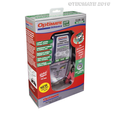 CHARGEUR DE BATTERIE OPTIMATE 4S LFP LITHIUM