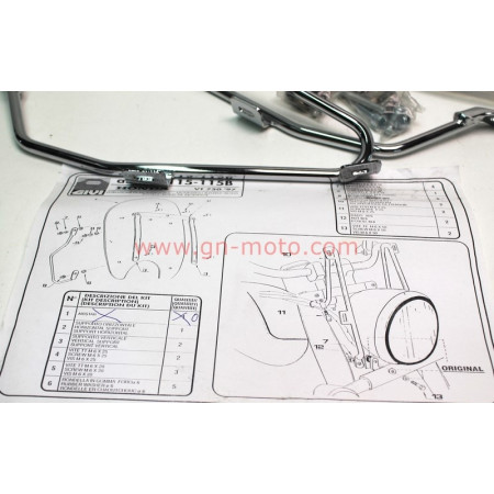 SUPPORT PARE BRISE GIVI AS115A2  VT750C