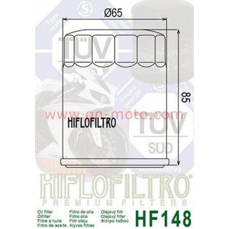 FILTRE A HUILE HILOFILTRO HF148 1300 FJR 2001-2005