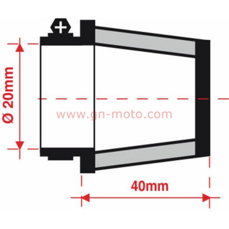 FILTRE A AIR K&N 850 TDM TRX pour RENIFLARD