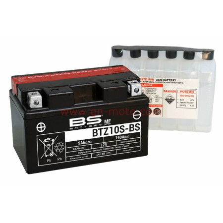 BATTERIE sans entretien avec pack acide - BTZ10S MT09 TRACER