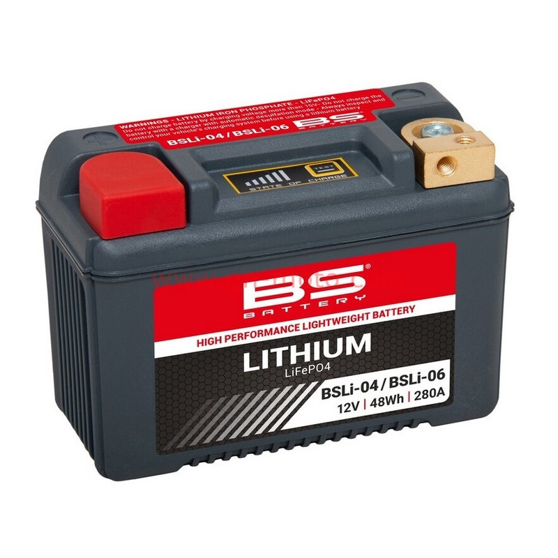 BATTERIE BS LITHIUM-ION 850 TDM 4TX 1996 2001 & 900 TDM