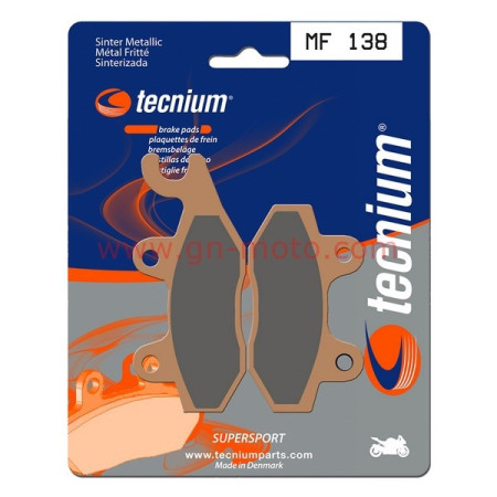 PLAQUETTES FREIN AVANT DROIT 750 XTZ TECNIUM MF138