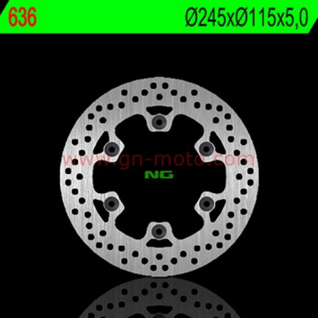 DISQUE FREIN  ARRIERE "NG"  TOUTES TDM TRX YZF750 ET 1000