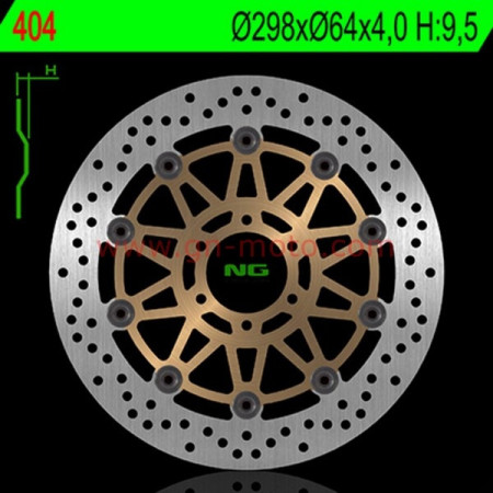 DISQUE FREIN AVANT "NG" TOUTES 850 TDM TRX