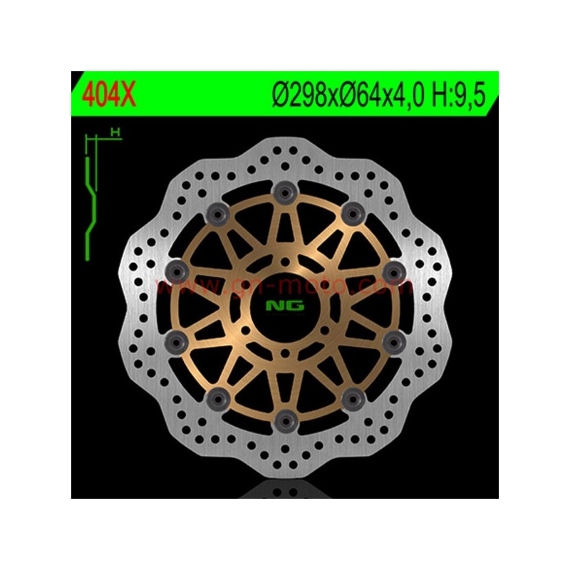 DISQUE FREIN AVANT NG BRAKES TULIPES 404X TOUTES 850 TDM TRX