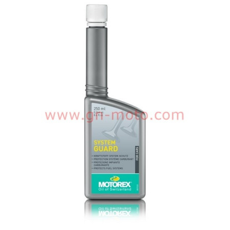 ADDITIF STABILISANT ESSENCE INJECTION MOTOREX SYSTEM GUARD 250ml