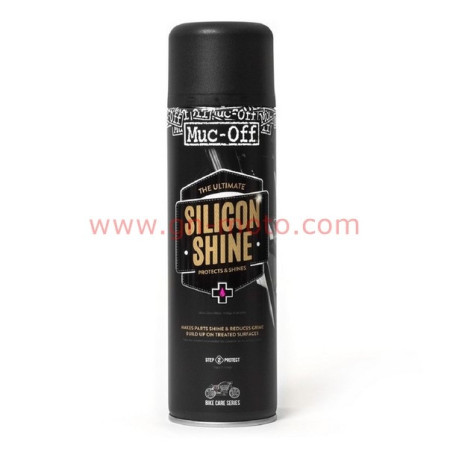 SPRAY DE PROTECTION MOTO MUC-OFF SILICONE SHINE 500ml