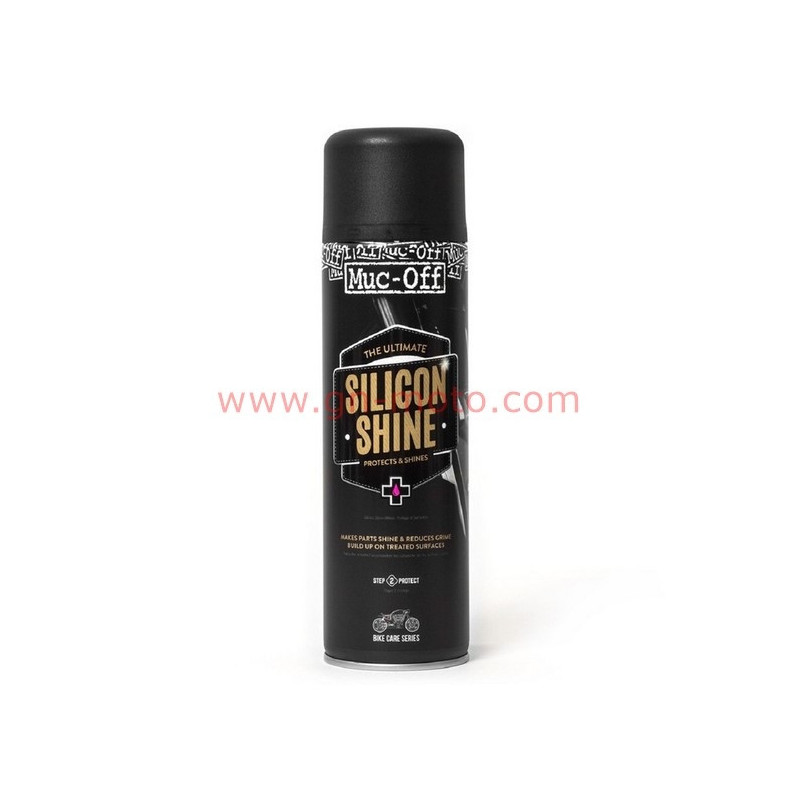 SPRAY DE PROTECTION MOTO MUC-OFF SILICONE SHINE 500ml