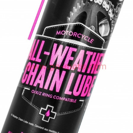 GRAISSE CHAINE CERAMIQUE HAUTE PERFORMANCE  MUC-OFF ALL WHEATHER CHAIN LUBE 400ml