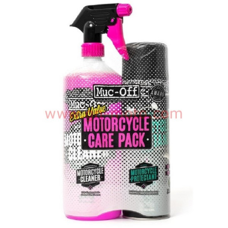 KIT NETTOYANT ET PROTECTION MOTO MUC-OFF CARE DUO KIT