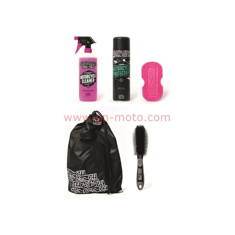 KIT ENTRETIEN MOTO MUC-OFF MOTO CARE ESSENTIALS KIT