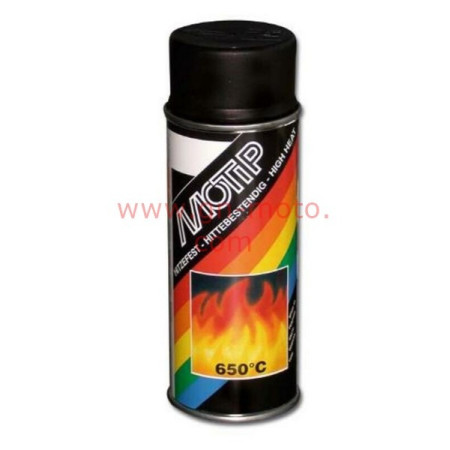 PEINTURE HAUTE TEMPERATURE NOIR MAT 400ml