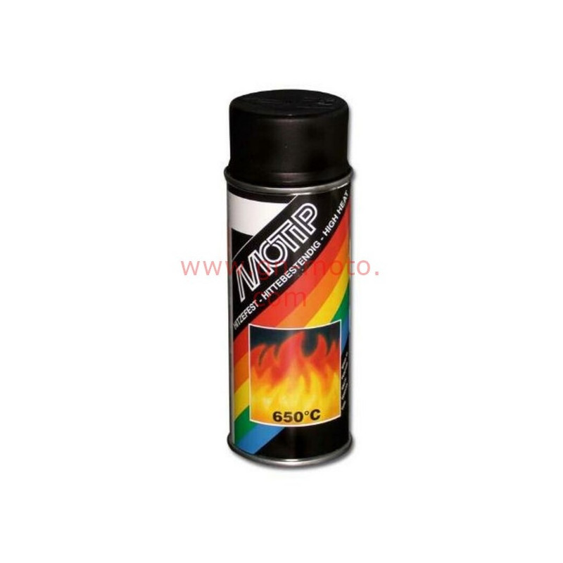 PEINTURE HAUTE TEMPERATURE NOIR MAT 400ml