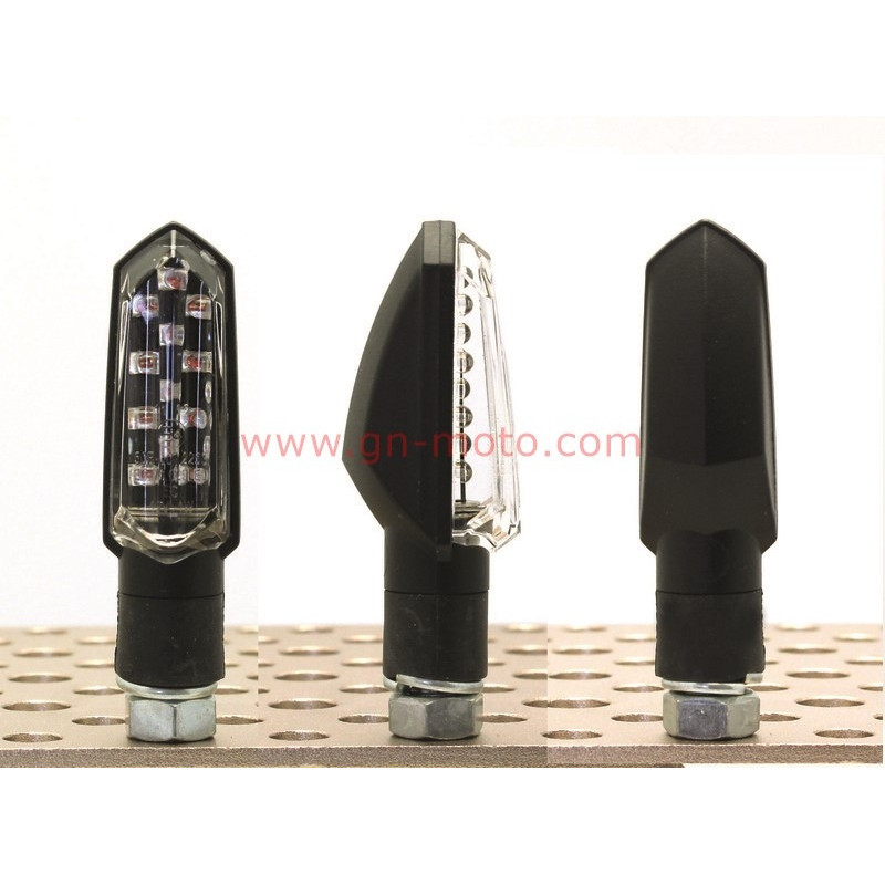 CLIGNOTANTS V PARTS BUD LED NOIR UNIVERSEL