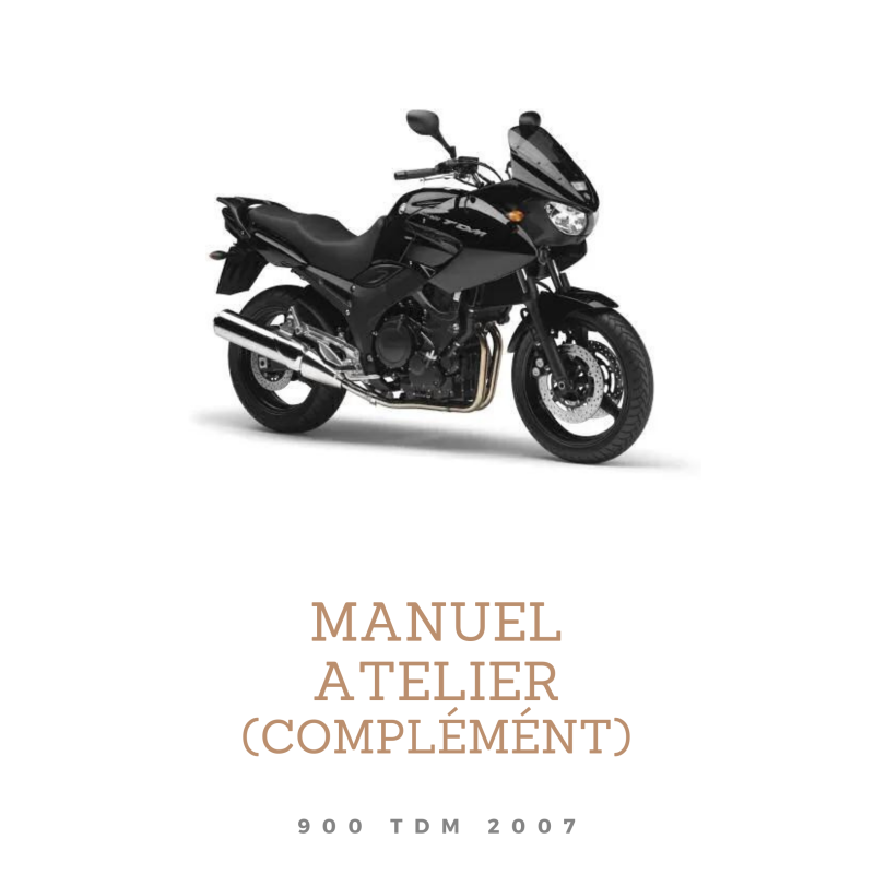 Manuel atelier 900 TDM supplément 2007 a télécharger