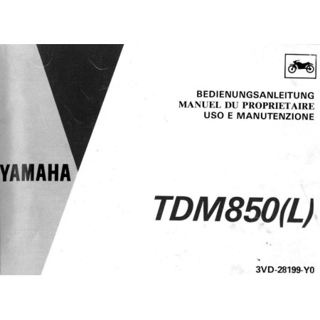 Manuel propriétaire 850 TDM 1991-1995 a télécharger