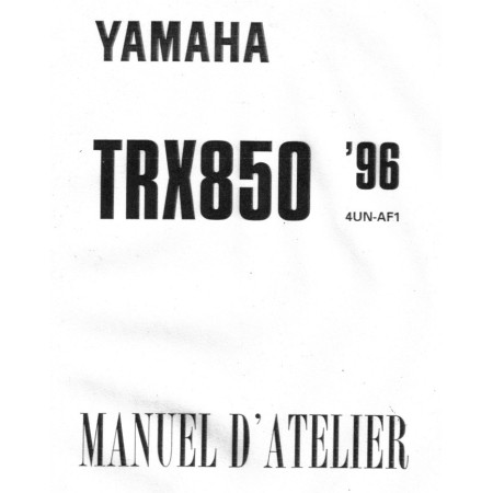 Manuel atelier 850 TRX a télécharger
