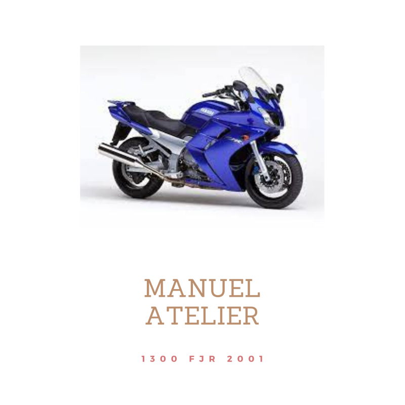 Manuel atelier 1300 FJR 2001 a télécharger