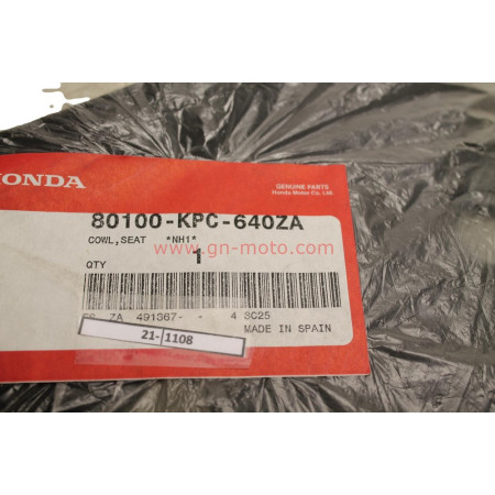 coque arrière Honda 125 Varadero 80100-KPC-640ZA