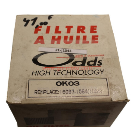 filtre huile ODDS OK03 Kawasaki ER500 Z750 Z1000