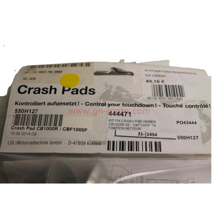 Kit fixation crash pad LSL pour CB1000R 08-15 ET CBF1000F 10-12