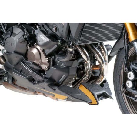 Sabots De Moteur PUIG Noir Mat Pour Yamaha MT-07 (2018) - Protection Sous-motor