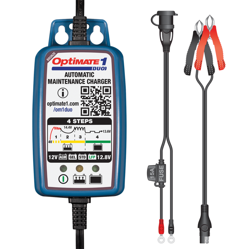 CHARGEUR BATTERIE STANDARD ET LITHIUM OPTIMATE 1