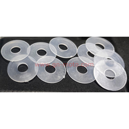 10 RONDELLES PLASTIQUE POUR VIS CARENAGE M5 