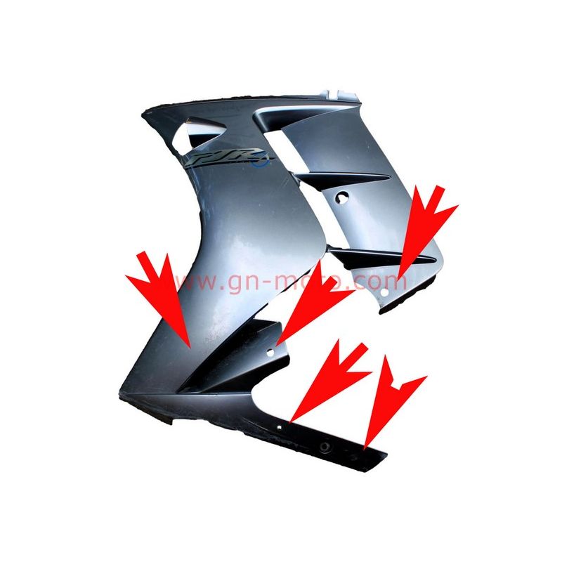 flanc de carenage gauche Yamaha 1300 FJR 2003-2005 5VS-Y283J-00-P0 | Occasion