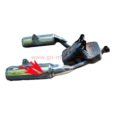 pot echappement modifié toutes 850 TDM 1991-2001 4TX-14710-42 | Occasion