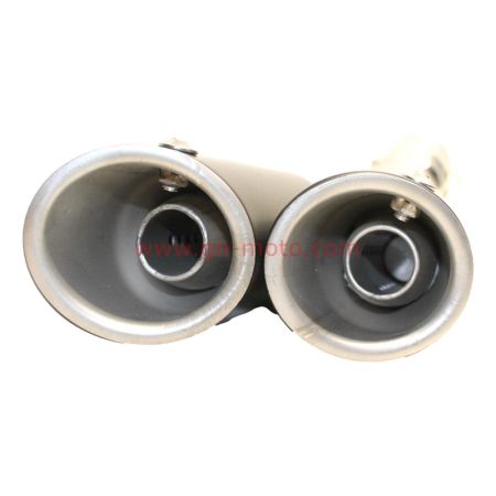 Pot d'échappement neuf Zaddox Twin Moto universel noir 127242