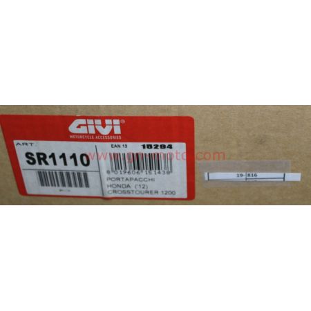 Kit de fixation et platine MONOKEY HONDA Crosstourer 1200 2012-2019 GIVI SR1110