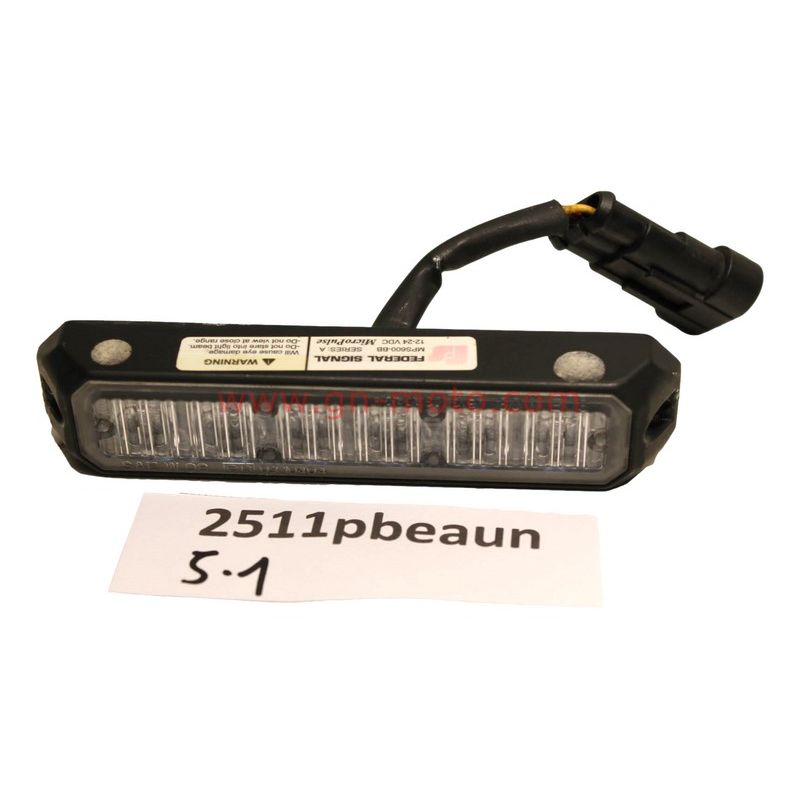 Feu de balisage LED bleues police gendarmerie douane micropulsées Federal Signal MPS600-BB | Occasion
