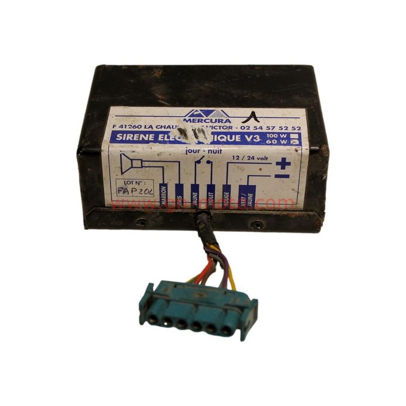 boitier gestion sirene V3 police gendarmerie douane mercura V3 | Occasion