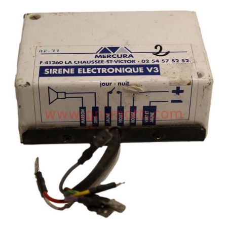 boitier gestion N°2 sirene V3 police gendarmerie douane mercura V3 | Occasion