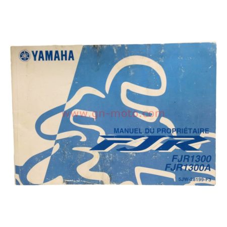 Manuel Du Propriétaire Yamaha 1300 FJR 2001-2005 5jw-28199-f3 | Occasion