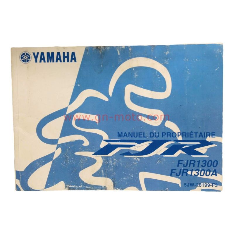 Manuel Du Propriétaire Yamaha 1300 FJR 2001-2005 5jw-28199-f3 | Occasion