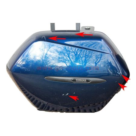 paire valises bleues avec clé yamaha 1300 FJR 2001-2021 | Occasion