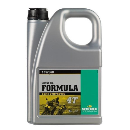 BIDON 4 LITRES HUILE MOTOREX FORMULA 4 TEMPS SAE 10W40 